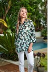 SIENNA BLOUSE - black rain